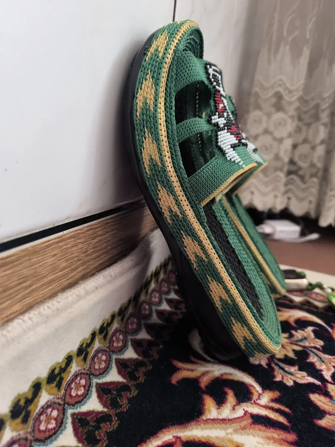 دمپایی زندان بافت|کیف، کفش، کمربند|گنبد کاووس, |دیوار