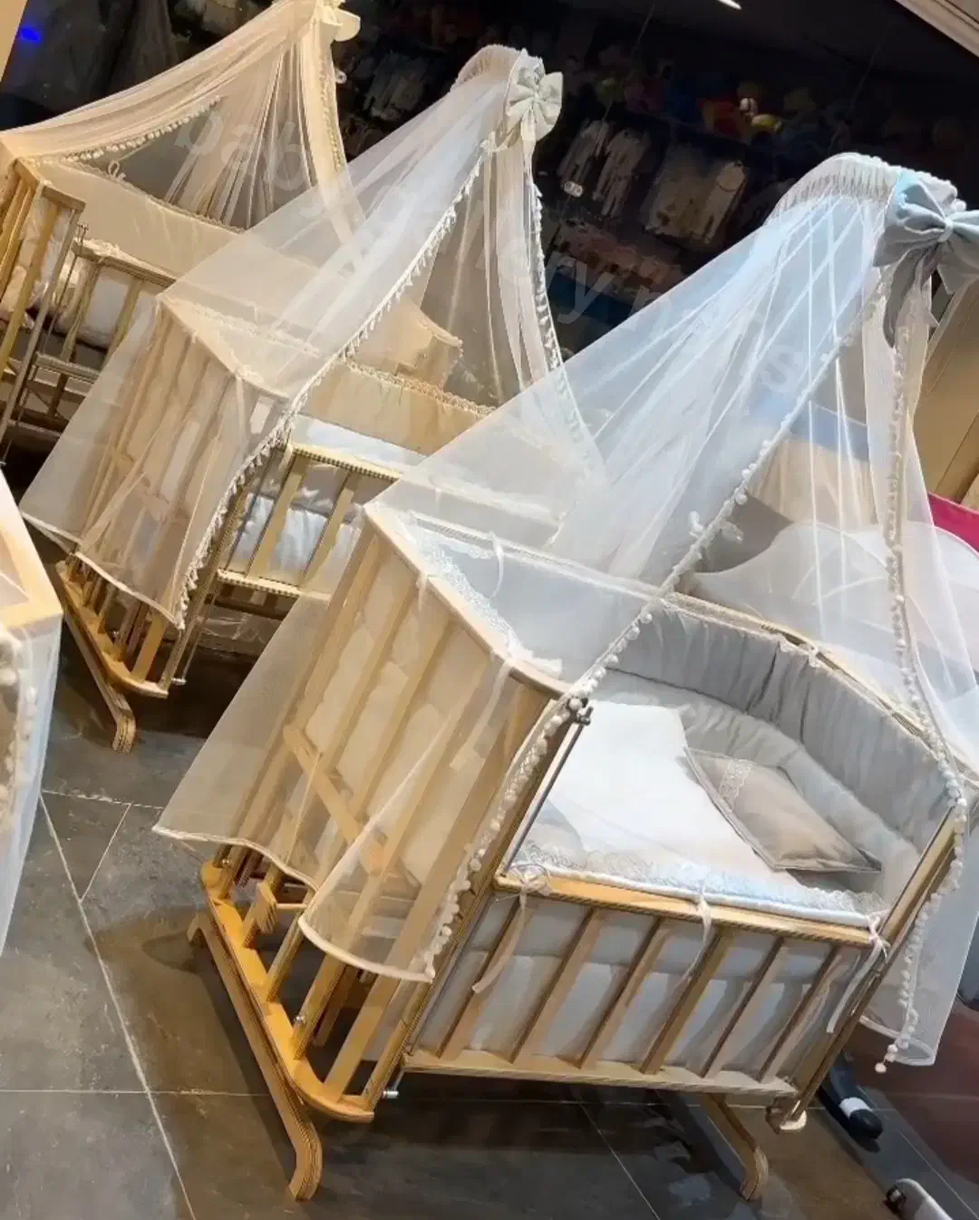 گهواره سنتی مدل میلینا تخت کنار مادر مدل میلینا|تخت و صندلی بچه|تبریز, |دیوار