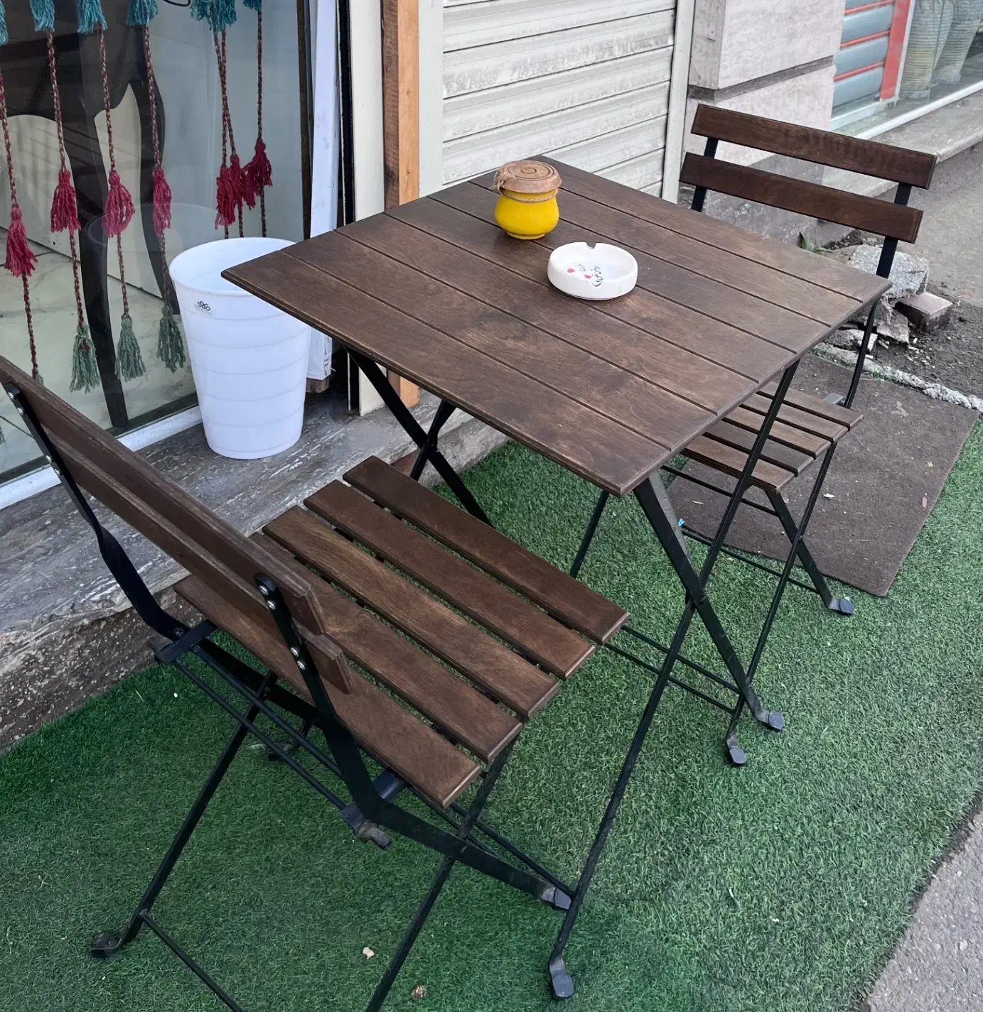 میز و صندلی تاشو چوبی|صندلی و نیمکت|رشت, علی آباد|دیوار