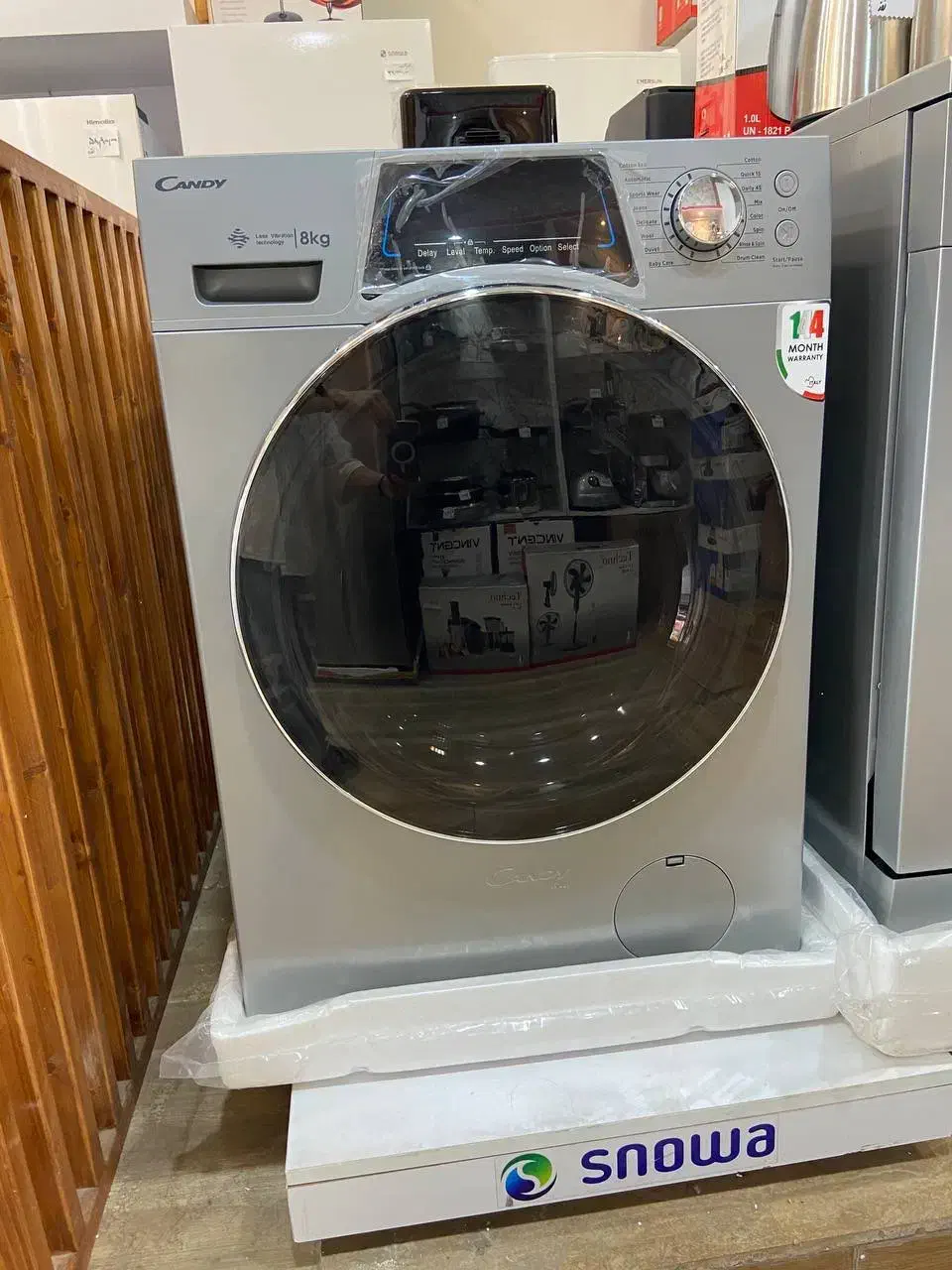 لباسشویی کندی ۸ کیلویی|ماشین لباسشویی و خشک‌کن لباس|لاهیجان, خمیر کلایه|دیوار