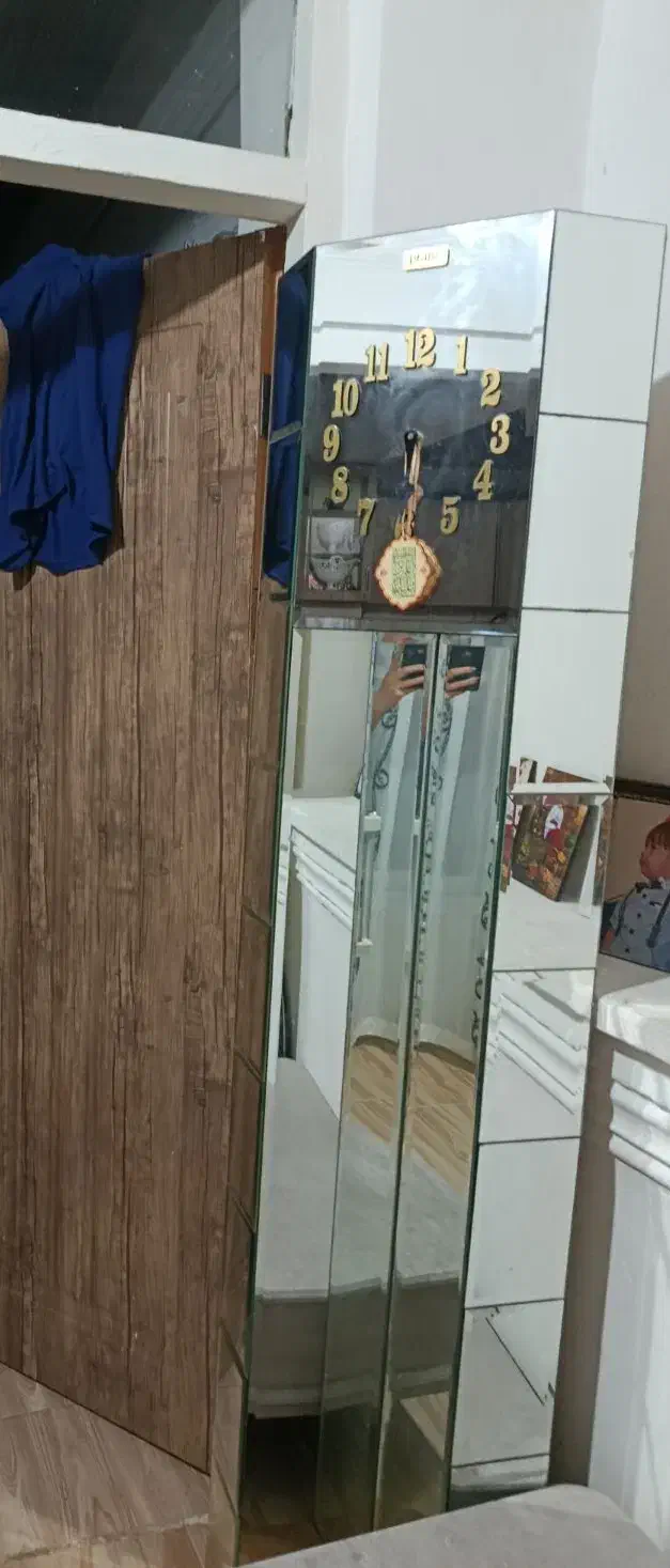 آیینه قدی مدل ساعت|آینه|رشت, پاستوریزه|دیوار