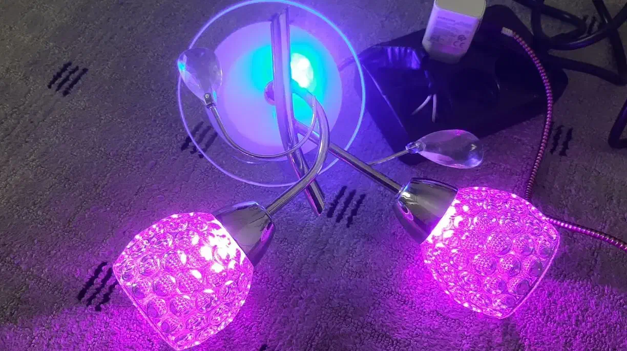 شب خواب دیواری ۲شعله LED|چراغ خواب و آباژور|ایلام, |دیوار