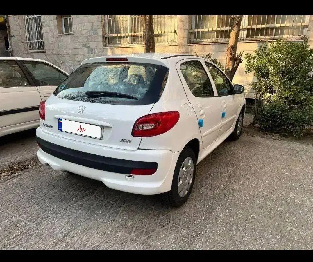 207 سقف فلز tu5 خشک|خودرو سواری و وانت|سنندج, |دیوار