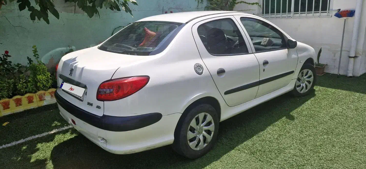 پژو 206 SD V8 TU5 مدل 86 کلاچ اتوماتیک|خودرو سواری و وانت|رشت, دیانتی|دیوار