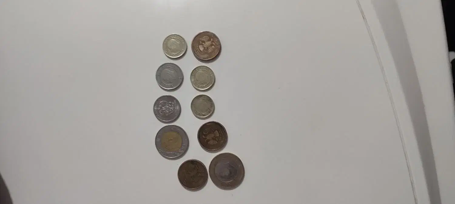 چند عدد سکه|کلکسیون سکه، تمبر، اسکناس|سنگدوین, |دیوار