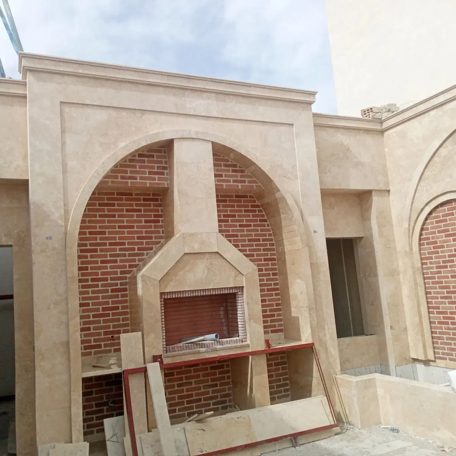 اجرای نمای سنگ رومی و کلاسیک|خدمات پیشه و مهارت|میناب, |دیوار