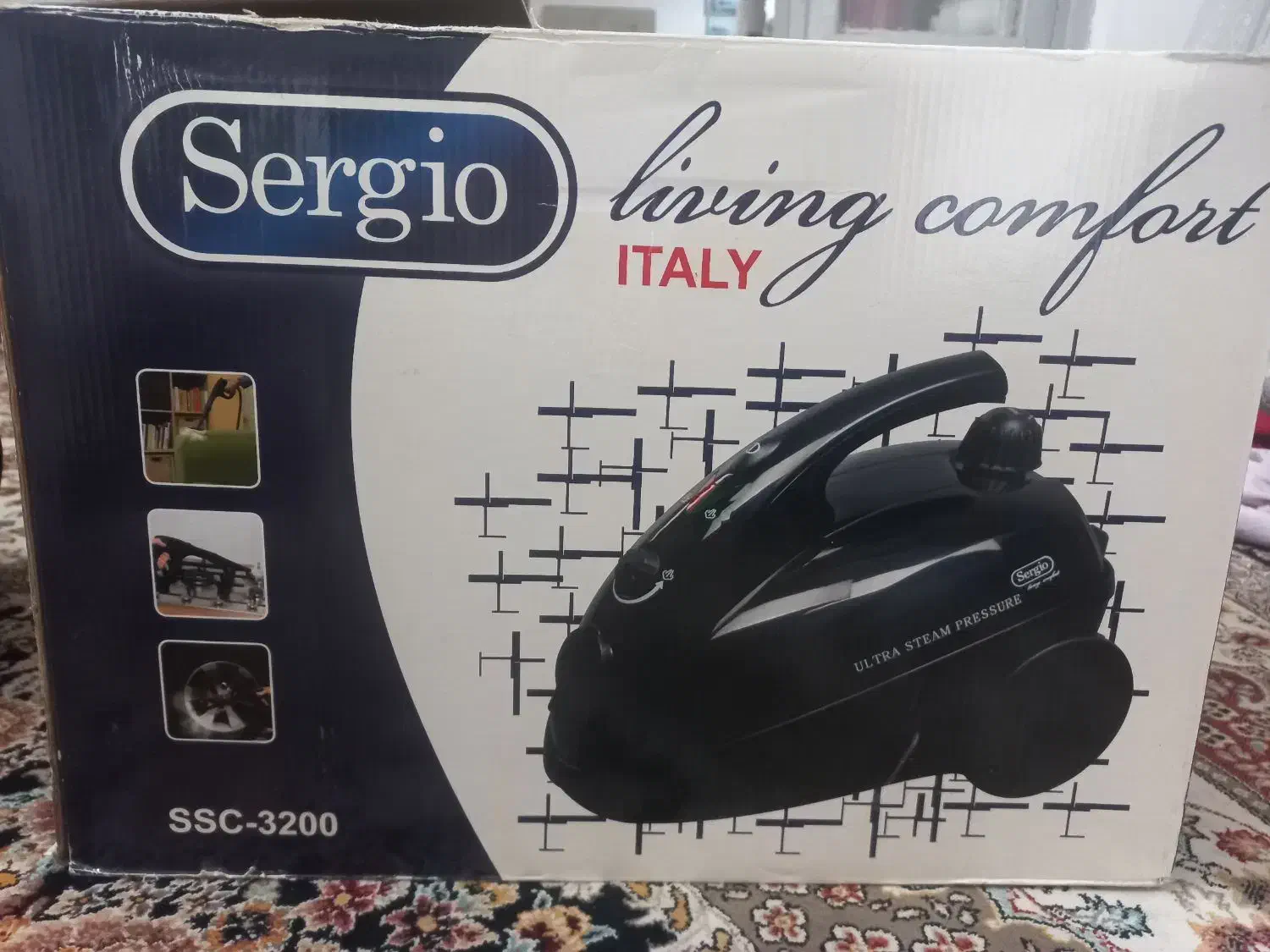 بخارشور نو می باشد.. مارکSergio. ssc3200|جاروبرقی، جارو شارژی، بخارشو|فردوسیه, |دیوار