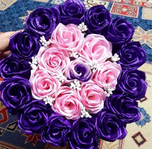 گل روبانی|گل مصنوعی|زرند, |دیوار