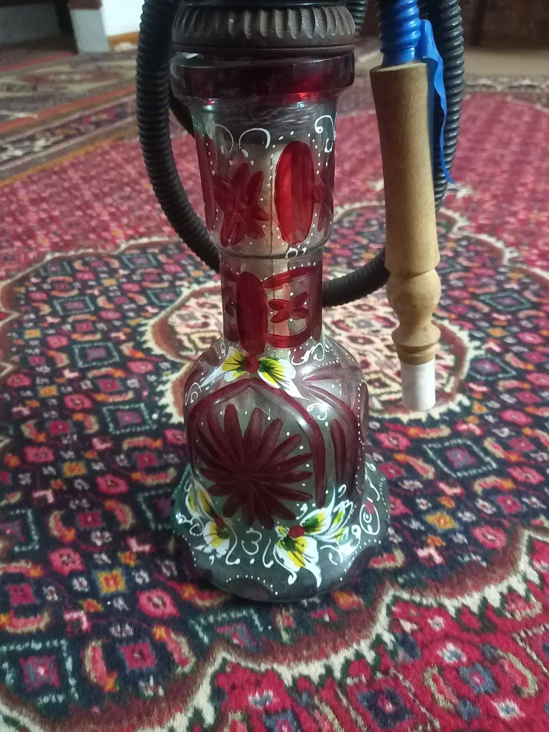 قلیان چوبی دوسیب فاخر|کلکسیون و سرگرمی|اردبیل, |دیوار