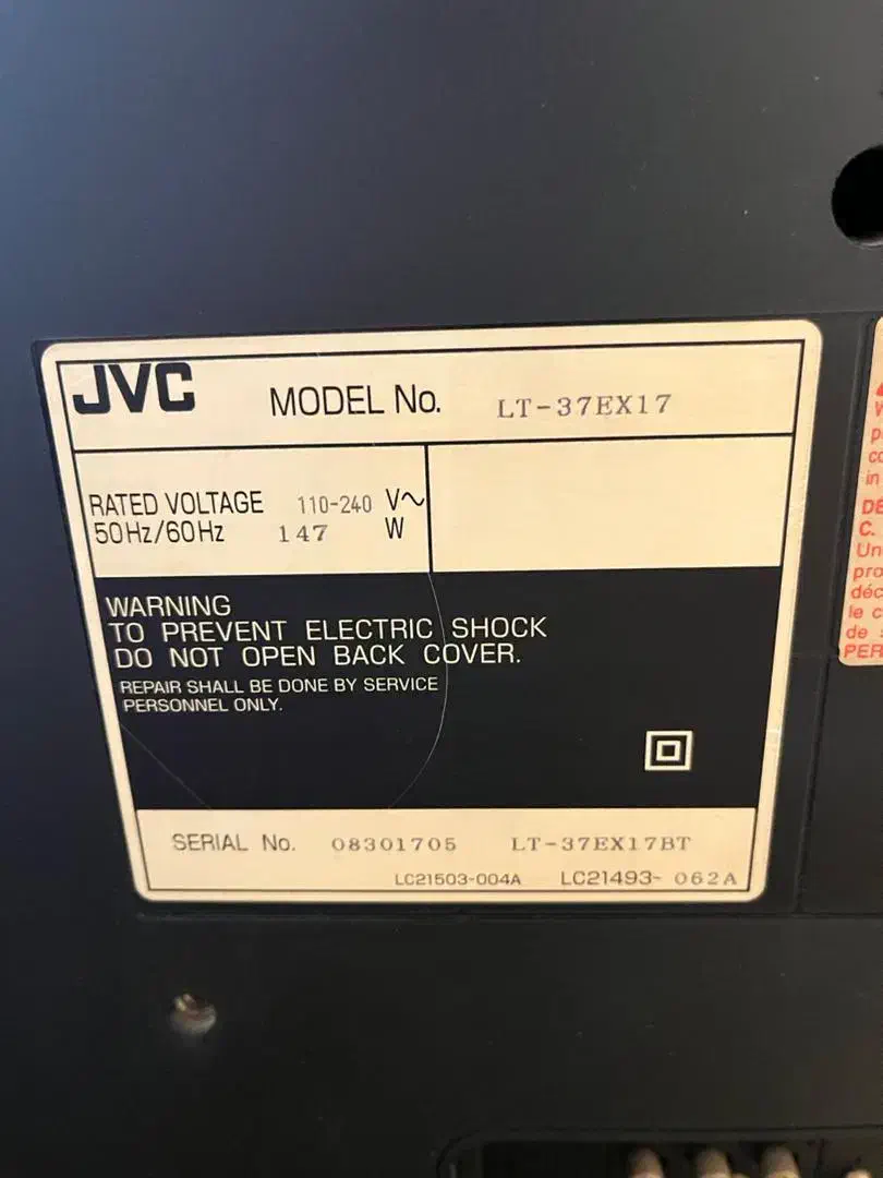 تلویزیون LCD مارک JVC|تلویزیون و پروژکتور|فردیس, سرحد آباد|دیوار