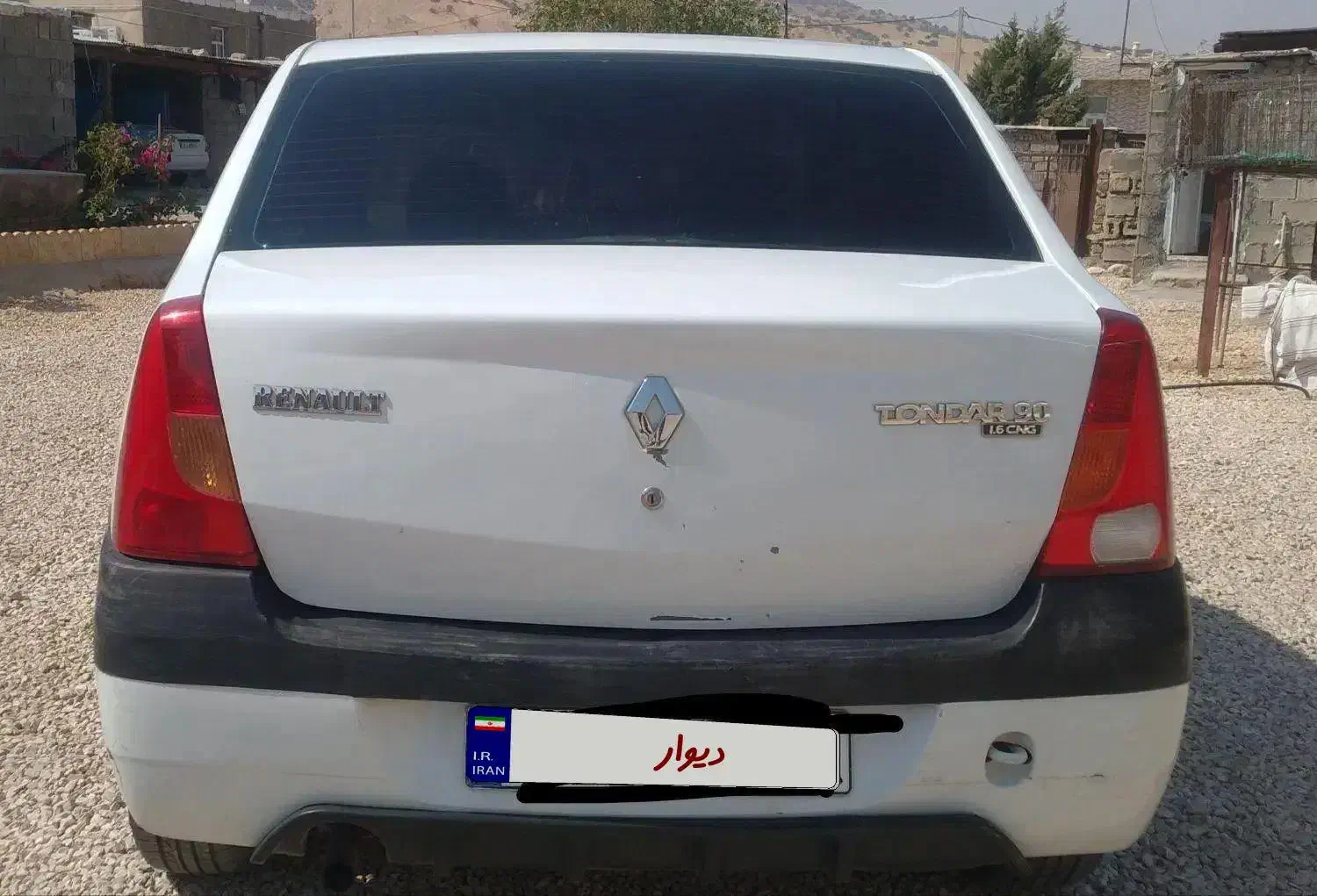 رنو تندر 90 (L90 لوگان) E1 دوگانه سوز، مدل ۱۳۸۹|خودرو سواری و وانت|کرمانشاه, |دیوار