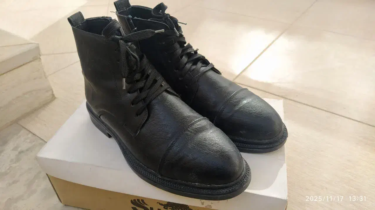 نیم بوت چرم مازراتی|کیف، کفش، کمربند|نجف‌آباد, هفده شهریور|دیوار