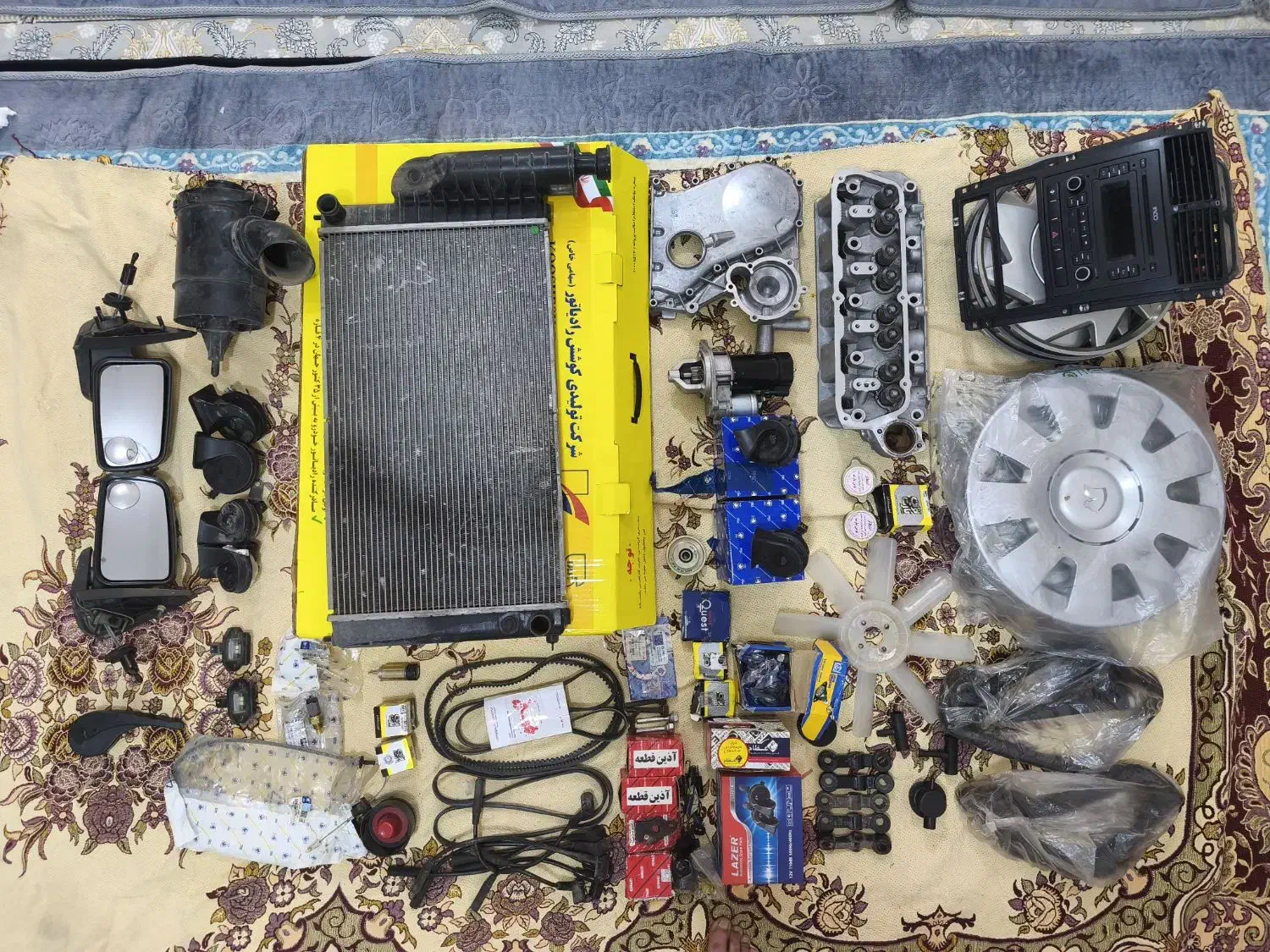 استارت ورادیاتور 1جفت توپی چرخ  آریسان1 سواری روآ|قطعات یدکی و لوازم جانبی|شیراز, سعدیه جنوبی|دیوار