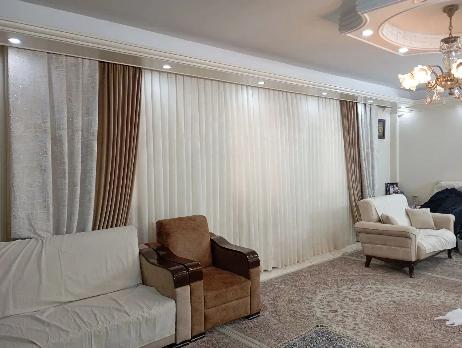 نصب پرده و شستشو|خدمات نظافت|تهران, نازی‌آباد|دیوار