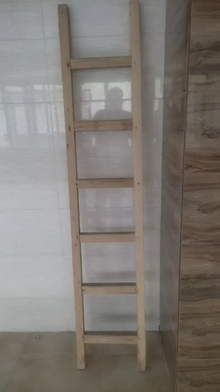 نردبان چوبی 6پله|ابزارآلات|تبریز, |دیوار