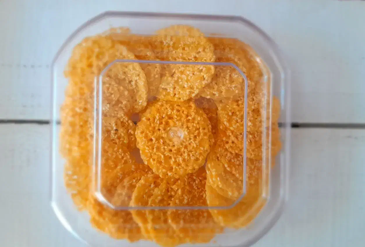 سوهان کنجدی ،سوهان توری،تساژ|خوردنی و آشامیدنی|لنجان, |دیوار