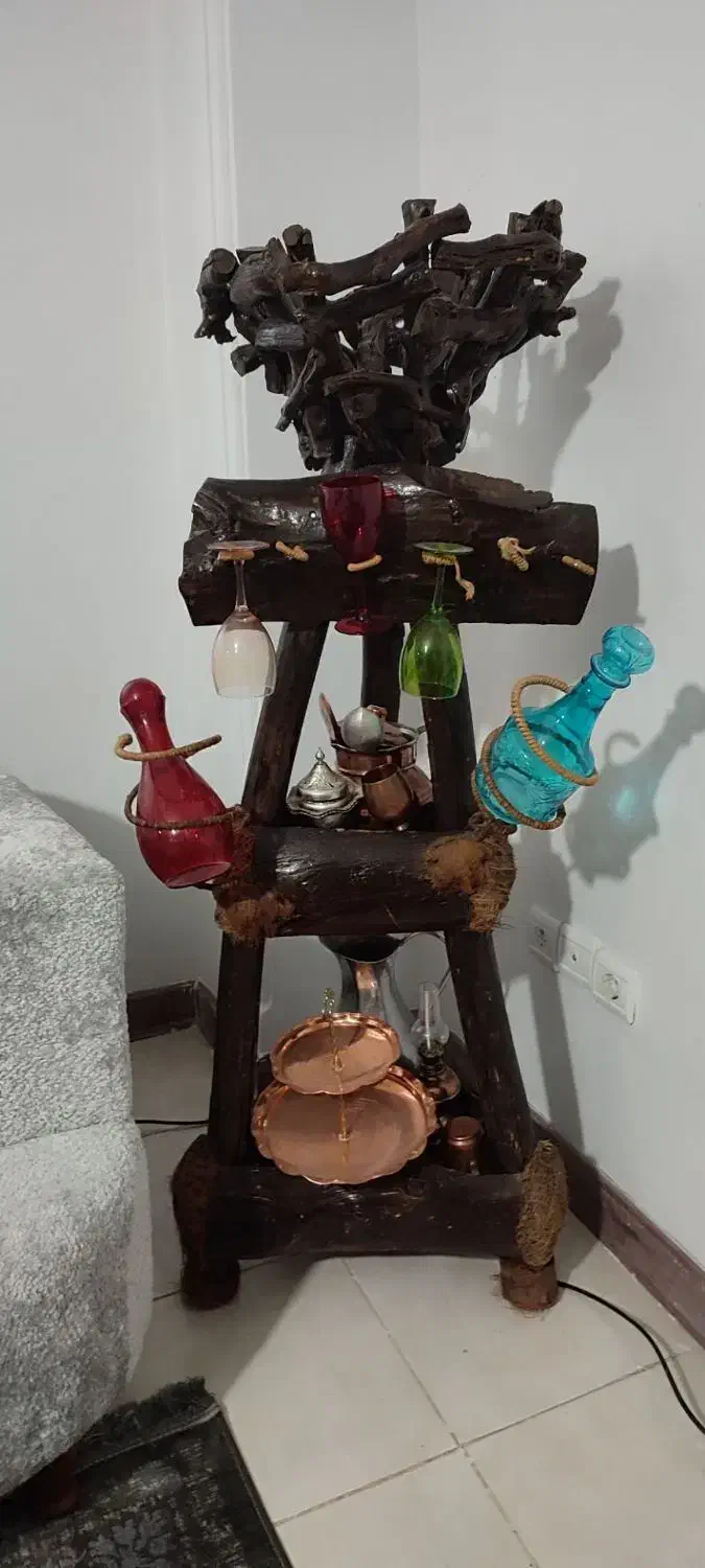 میز بار چوبی|مبلمان خانگی و میز عسلی|گرگان, |دیوار