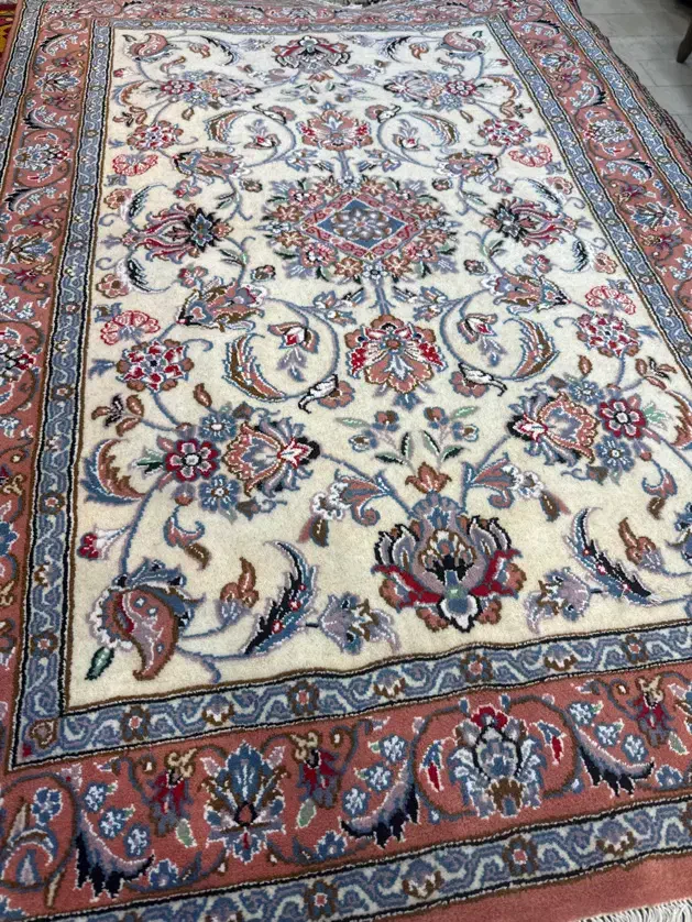 زرع و نیم بافت نایین گل ابریشم|فرش|تهران, پونک|دیوار