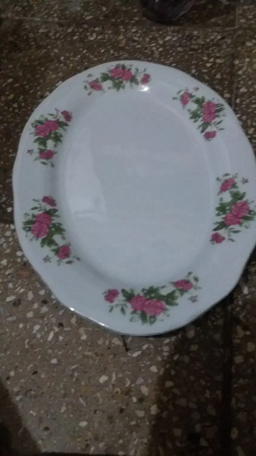 دیس گل سرخ قدیمی|ظروف سرو و پذیرایی|تهران, گرگان|دیوار