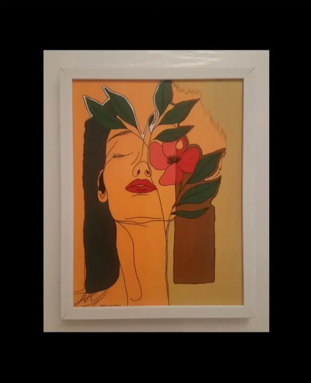 نقاشی اکریلیک روی بوم|تابلو، نقاشی، عکس|محلات, |دیوار