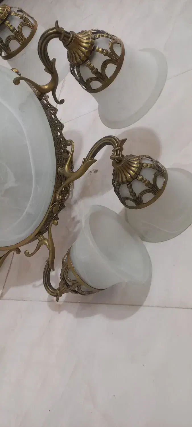 لوستر برنز|لوستر و چراغ آویز|خرمآباد, |دیوار