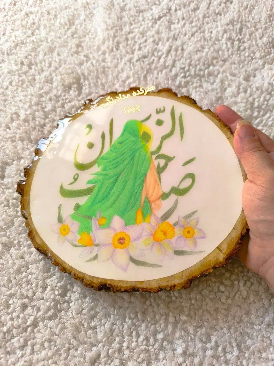 تابلوهای تلفیقی مدادرنگی و رزین|تابلو، نقاشی، عکس|نیشابور, فردوس شمالی|دیوار