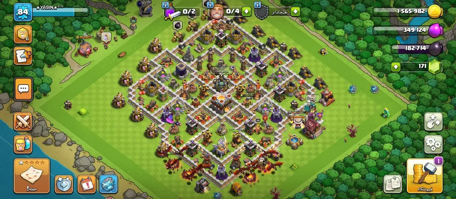 اکانت کلش|کنسول، بازی ویدئویی و آنلاین|فیروزه, |دیوار