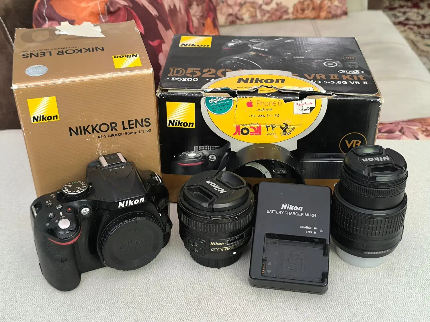 Nikon D5200 Kit|دوربین عکاسی و فیلمبرداری|بروجرد, |دیوار