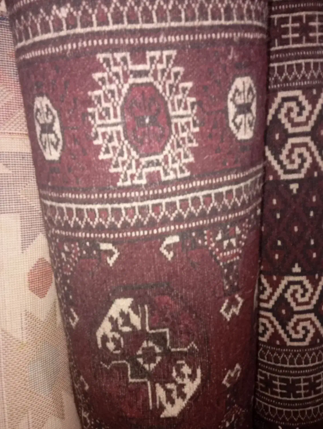 فروش قالی جانمازی آق نقش|فرش|بندر ترکمن, |دیوار