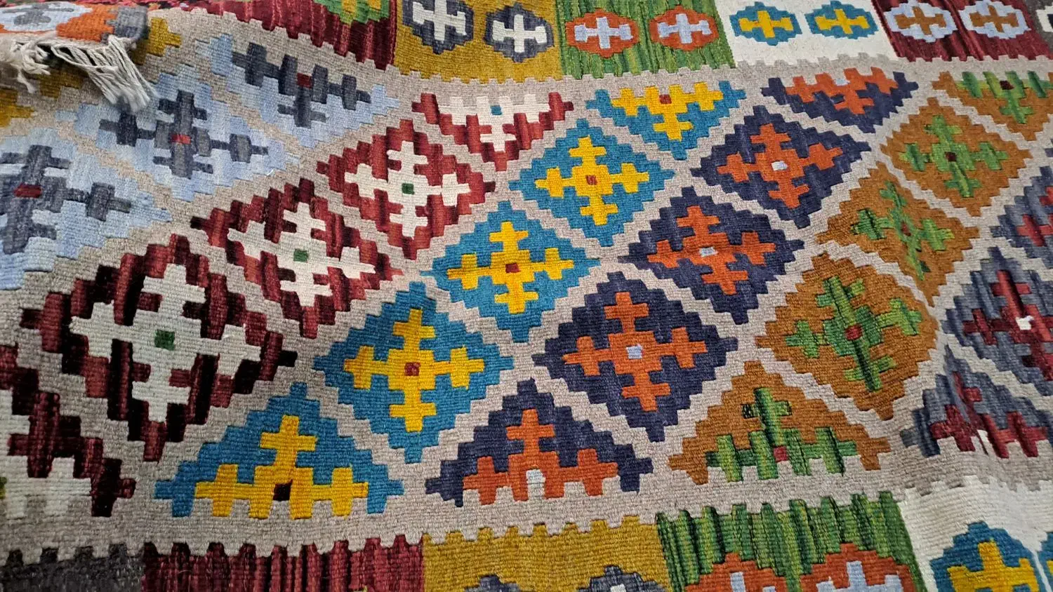 کلیم سنتی پشم دستبافت|گلیم، جاجیم، گبه|تبریز, |دیوار