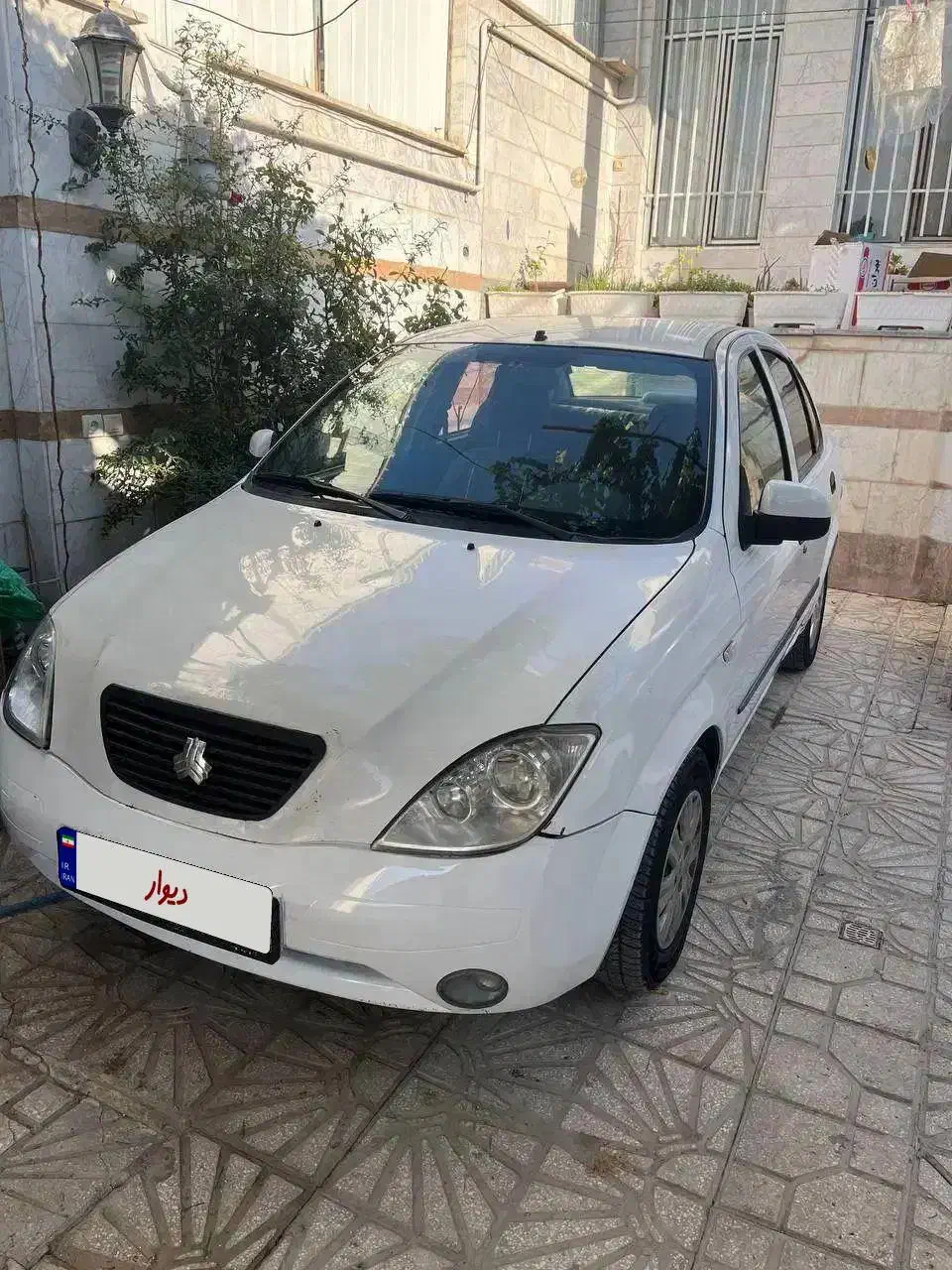 تیبا سفید دوگانه دست کم کار بی رنگ مدل ۹۶|خودرو سواری و وانت|کرمانشاه, |دیوار