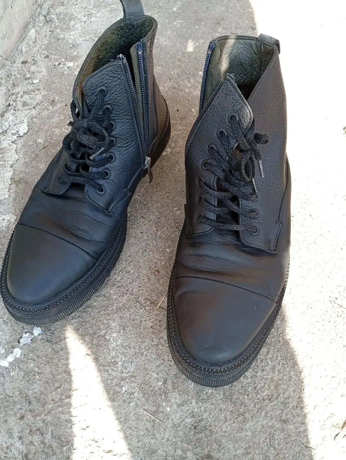 نیم بوت چرم اصل|کیف، کفش، کمربند|چالوس, |دیوار