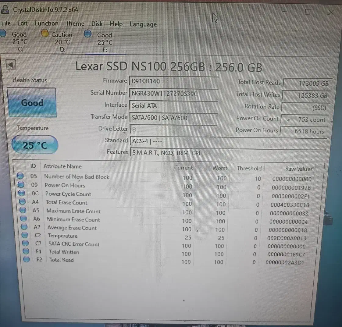 ssd لکسار ۲۵۶ گیگ|قطعات و لوازم جانبی رایانه|بوشهر, |دیوار