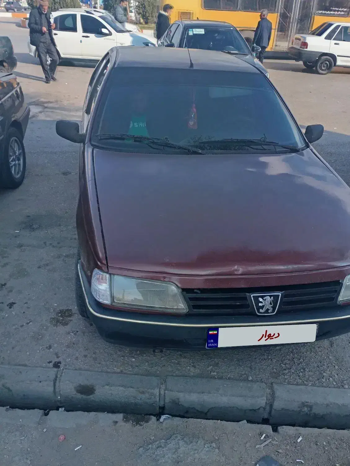 پژو 450 عنابی|خودرو سواری و وانت|اردبیل, |دیوار