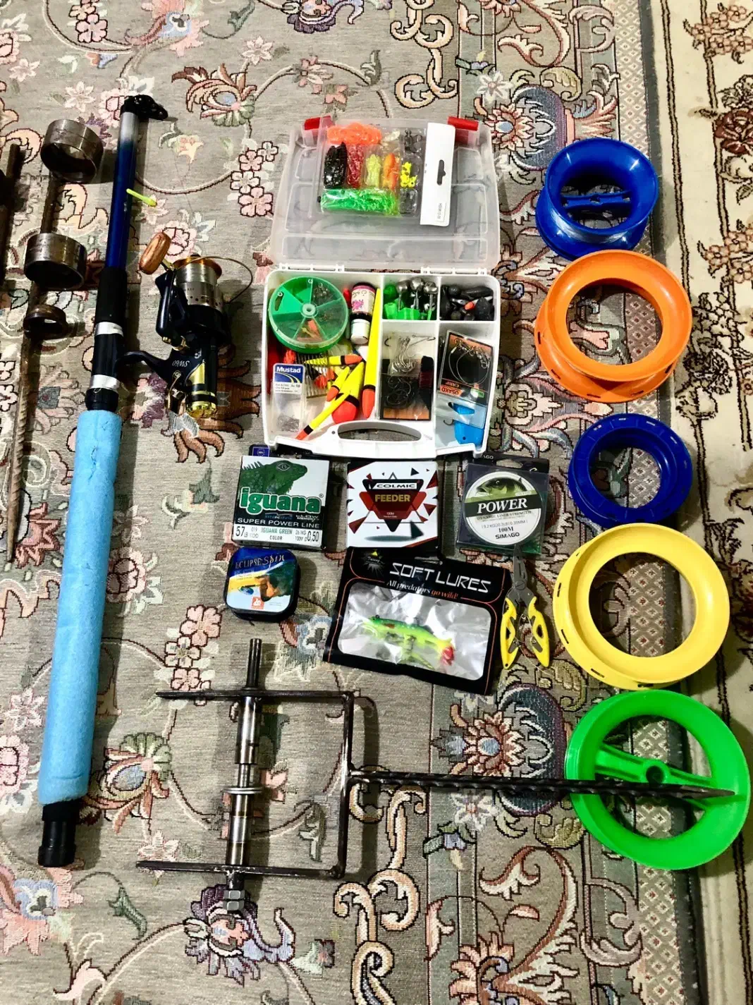 ست کامل ماهیگیری|ماهیگیری|چالوس, |دیوار