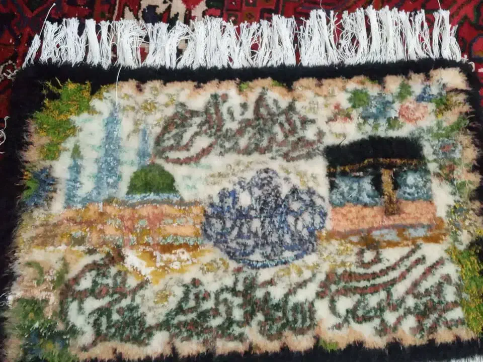 فروش دو عدد تابلو فرش ریز بافت|تابلو فرش|تبریز, |دیوار