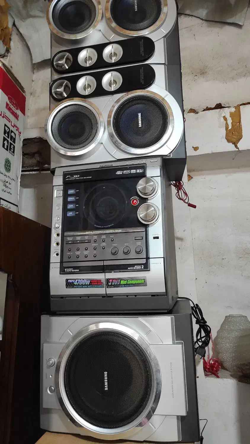 سامسونگ 4700وات فلاش خور با2باند و ساب اکتیو|سیستم صوتی خانگی|رشت, خواهر امام|دیوار