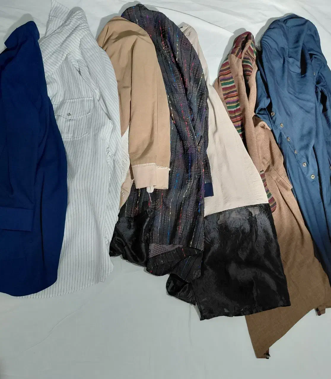 7 عدد مانتو سایز44 46|لباس|سلماس, |دیوار