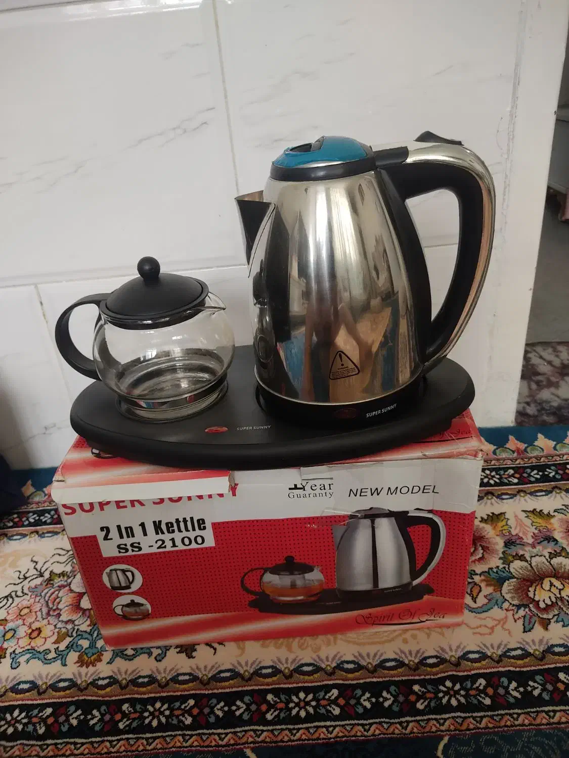 چایی ساز وکتری بسیار تمیز و نو|سماور، چایساز، قهوهساز|شیراز, شریفآباد|دیوار