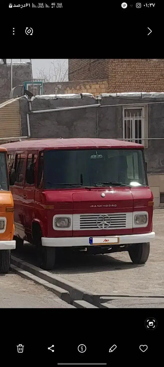 مینی بوس بنز ۶۲ مزایده بازسازی شده|خودرو سنگین|تهران, جوادیه|دیوار