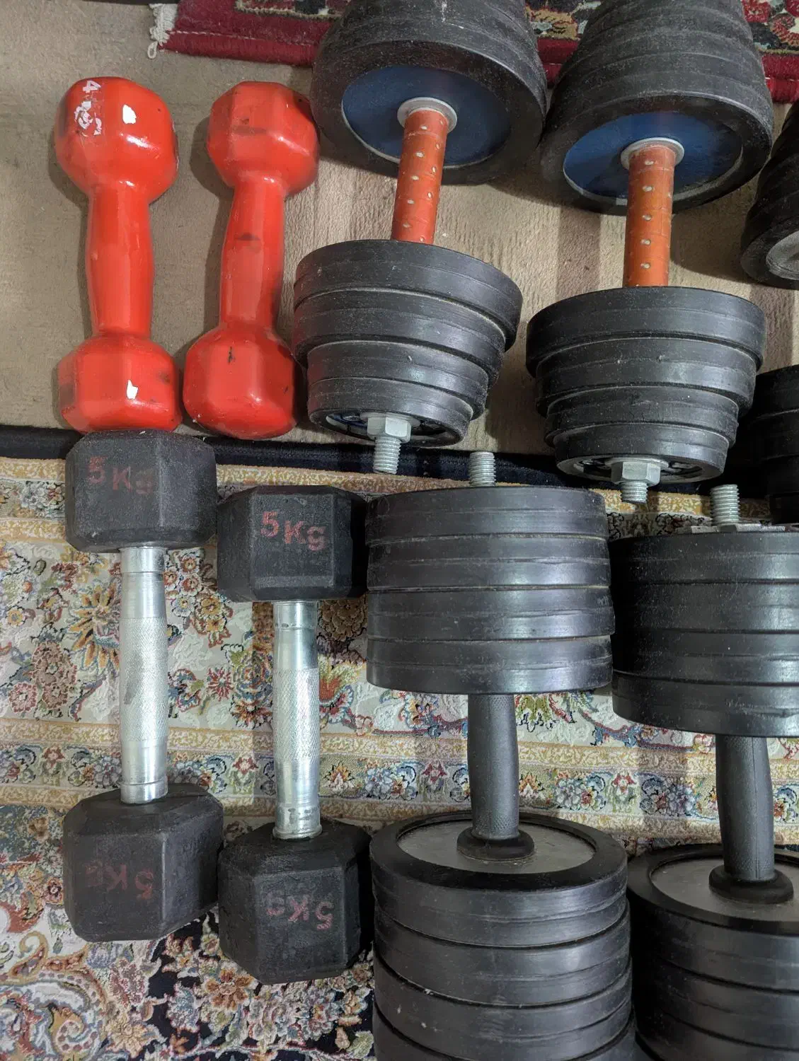 دمبل ثابت و متغیر|تجهیزات ورزشی|شیراز, شهرک گلدشت محمدی|دیوار