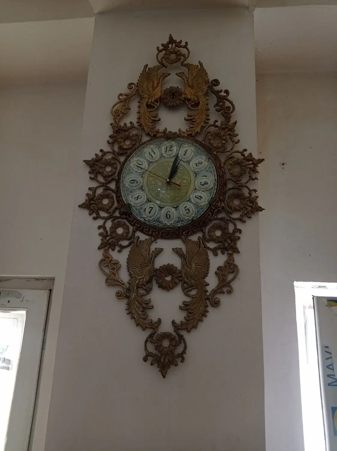 ساعت برنز|ساعت دیواری و تزئینی|خرمآباد, |دیوار