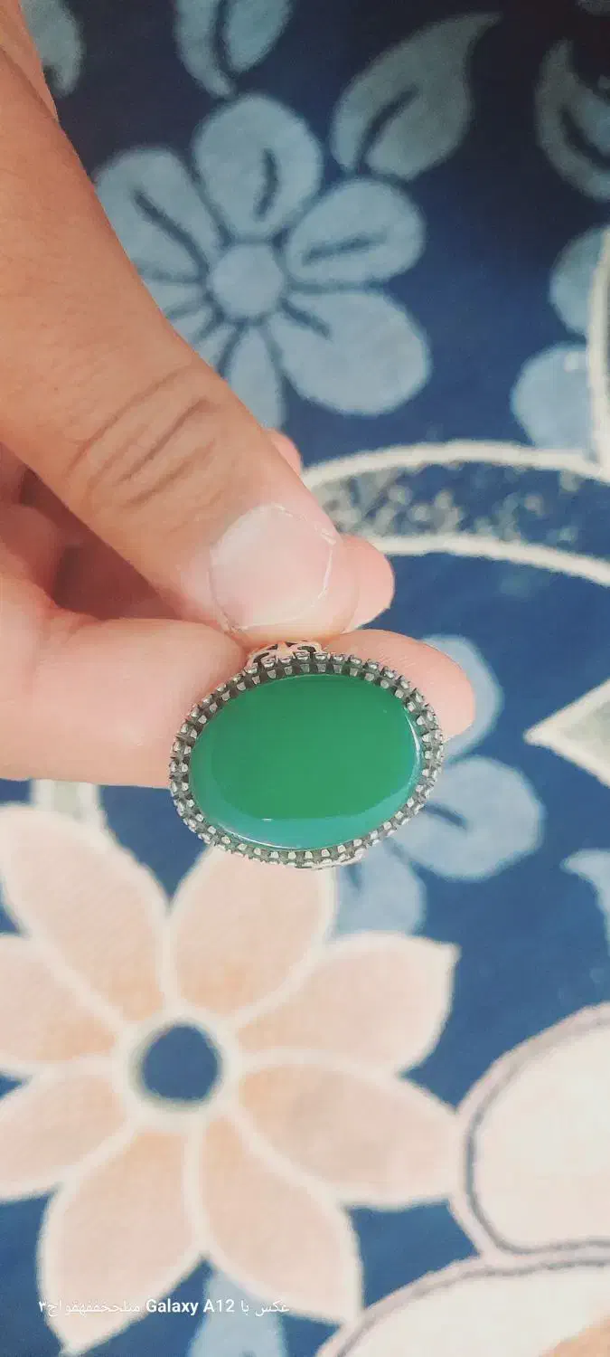 انگشتر عقیق سبز|جواهرات|جهرم, |دیوار