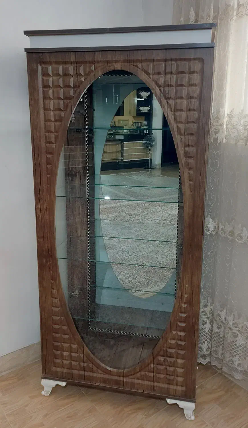 بوفه گردویی|بوفه، ویترین، کنسول|زاهدان, |دیوار