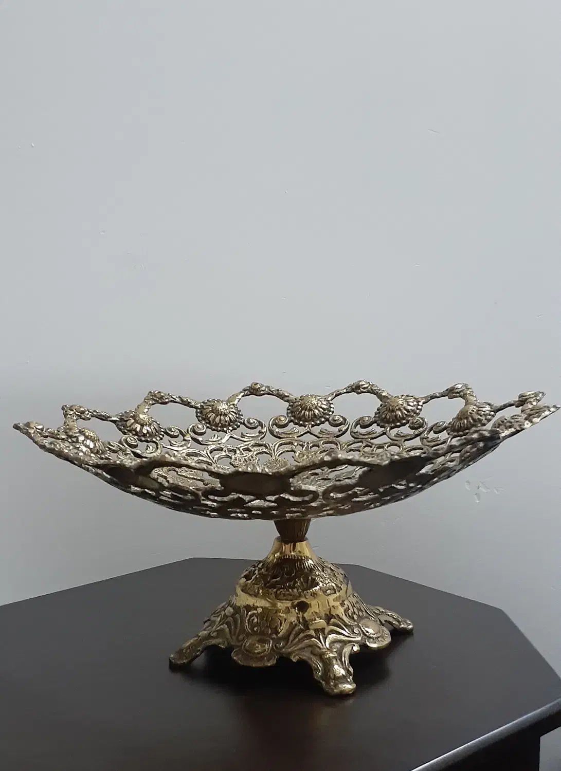 میوه خوری برنجی|ظروف سرو و پذیرایی|گنبد کاووس, |دیوار