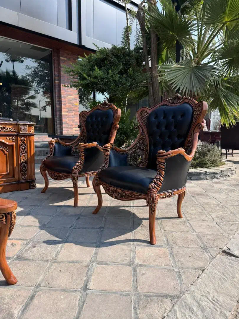 مبلمان اداری کلاسیک میز مدیریت جدید مبل رومانی|دفتر کار|تهران, یافت‌آباد|دیوار