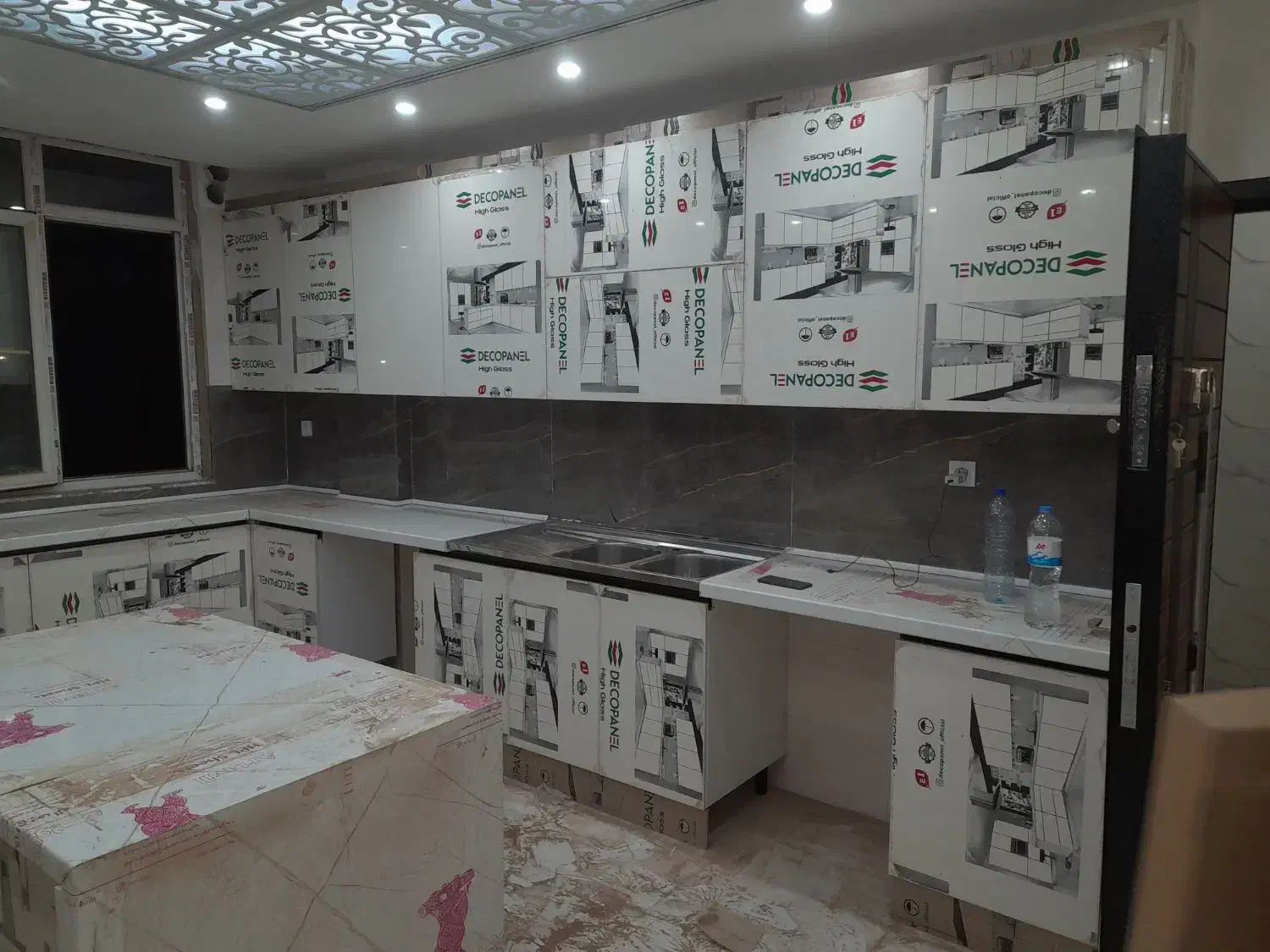 طراحی و اجرای کابینت وکمد دیواری تی وی وال ماربل|جاکفشی، کمد، دراور|شهریار, شهرک شاهد|دیوار