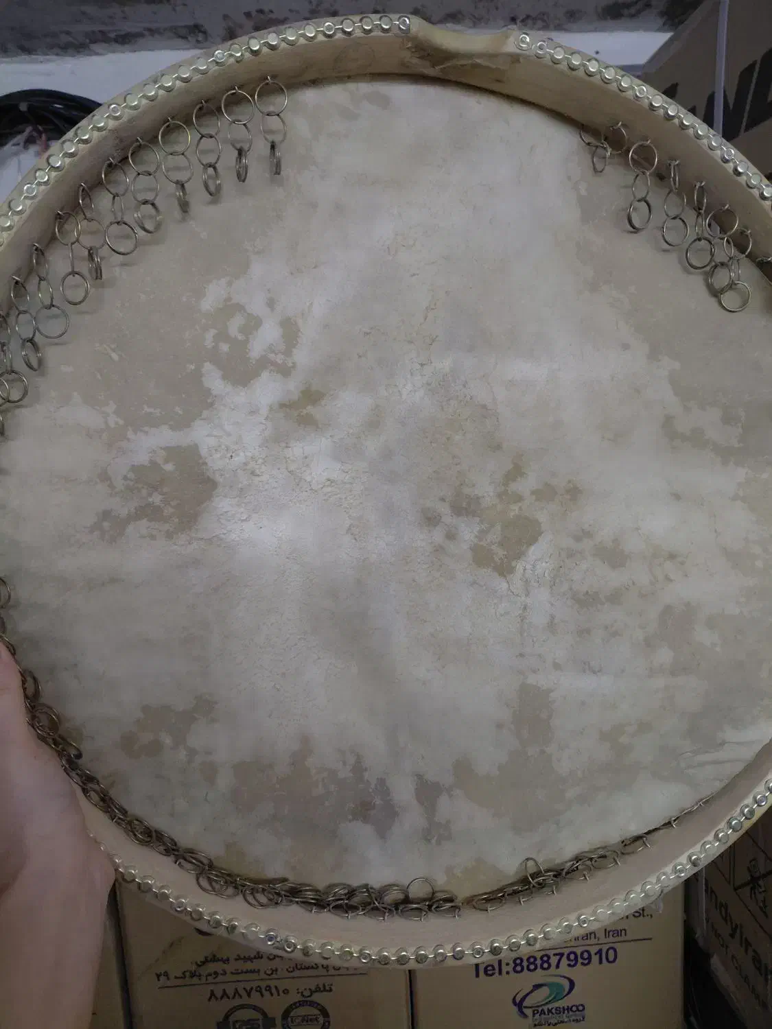 دف پوستی|سازهای سنتی|سبزوار, جنت|دیوار