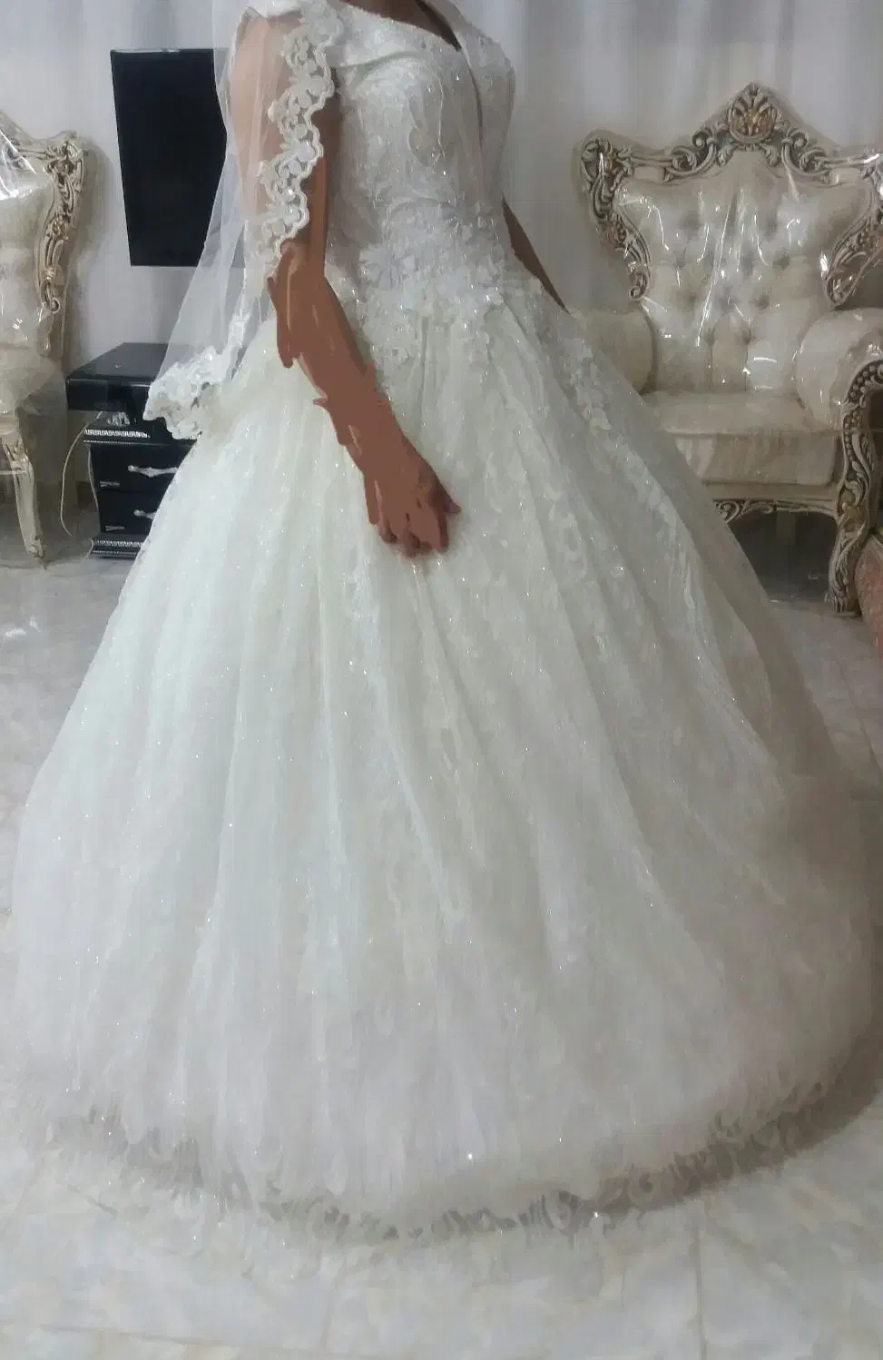 لباس عروس شاین دار|لباس|بیرجند, |دیوار