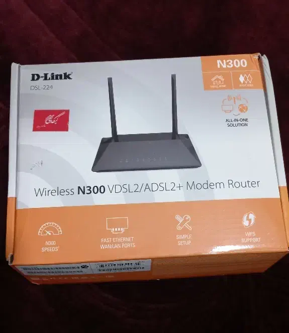مودم دی لینک adsl سالم|مودم و تجهیزات شبکه|الشتر, |دیوار